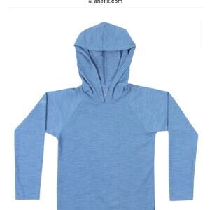 Anetik KIDS EXPLORER TECH HOODY blue size 4 rashguard heat protection